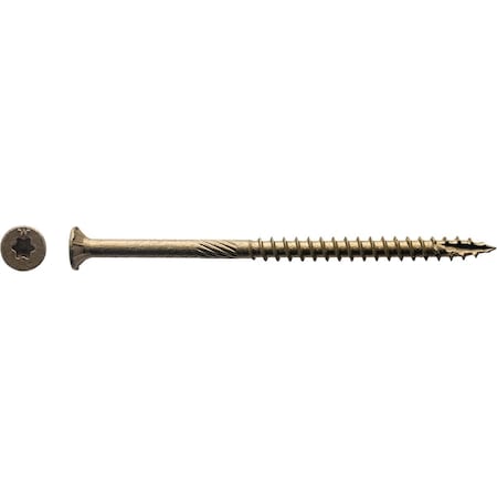 Big Timber No. 10 x 3-1/2 In. Bronze Flat Head Wood Screw, 270PK 5BTX10312